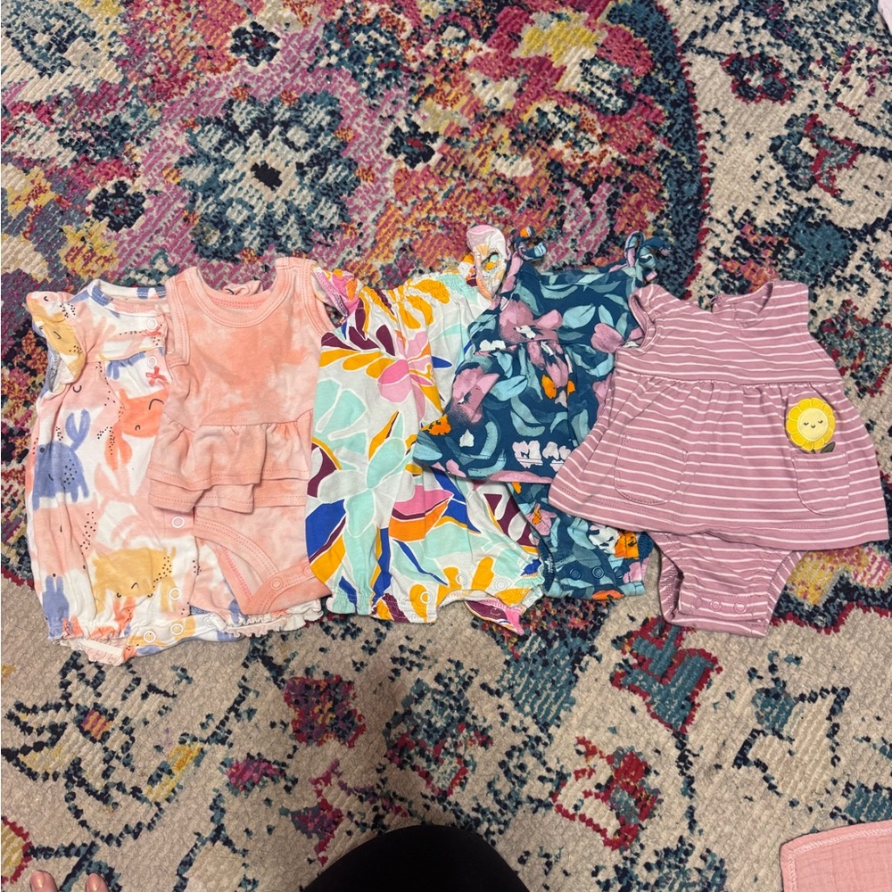 Carter's Vibrant Baby Romper Collection